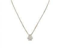 Necklace Comete Woman in White Gold Diamante GLC011G33VS1